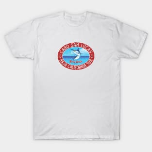 Cabo San Lucas, Baja California Sur, Black Marlin T-Shirt